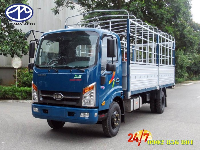 Xe tải 1 tấn 9 / động cơ Isuzu/ thùng hàng dài 6m/ hỗ trợ vay vốn ngân hàng.