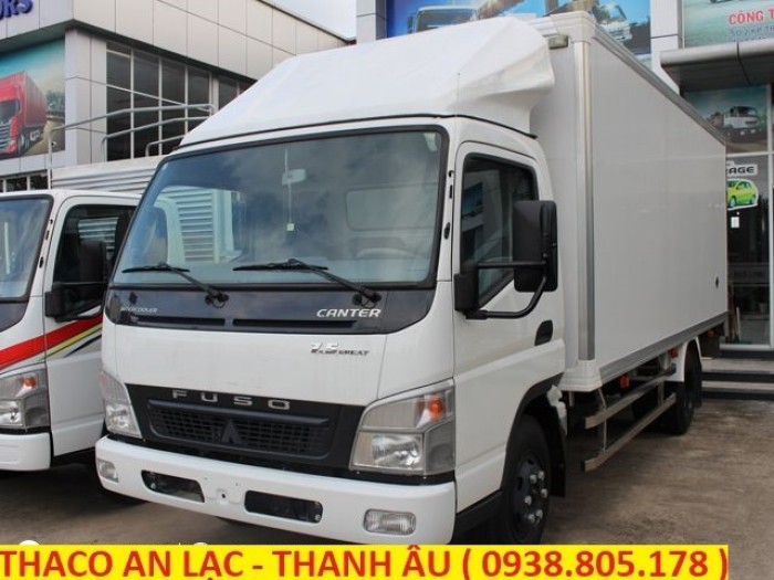 Xe tải Canter 7.5 tải trọng 3,8 tấn thương hiệu nhật bản, hỗ trợ trả góp 80% giá trị xe.