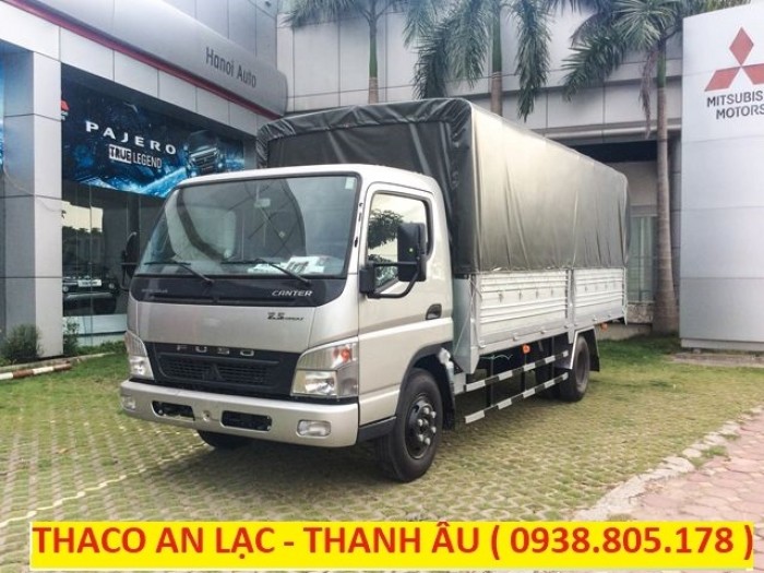 Xe tải canter 6.5 tải trọng 3,4 tấn xuất xứ nhật bản, hỗ trợ trả góp 80% giá trị xe.