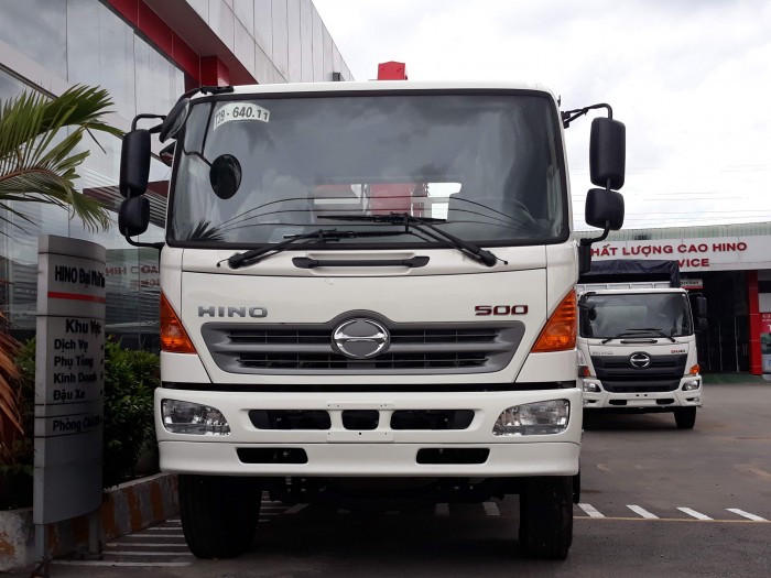 Xe HINO 15 Tấn Gắn Cẩu UNIC 5 Tấn