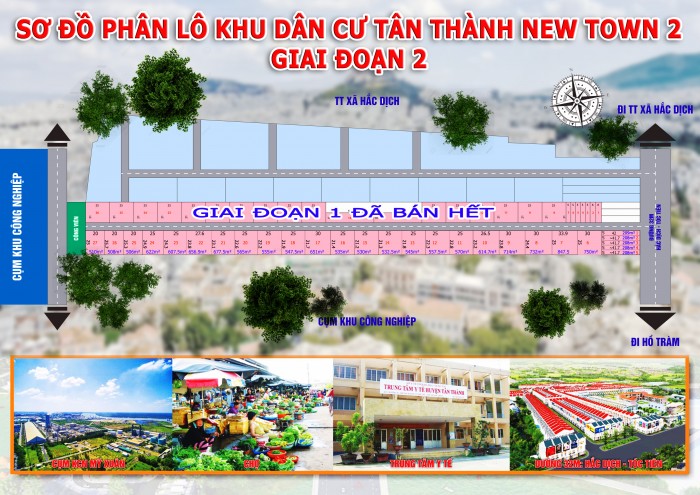 Bán đất trung tâm huyện Tân Thành, BRVT, sổ hồng riêng giá rẻ