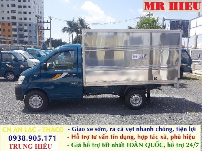 Bán Xe Towner 990 Thùng Kín Tải Trọng 990kg, Đời 2018, Towner990 Euro IV
