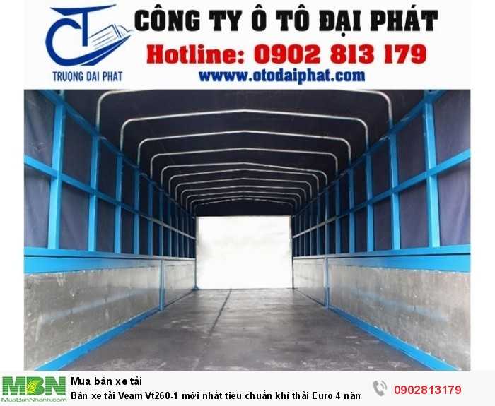 Bán xe tải Veam Vt260-1 mới nhất tiêu chuẩn khí thải Euro 4 năm 2018 giá tốt