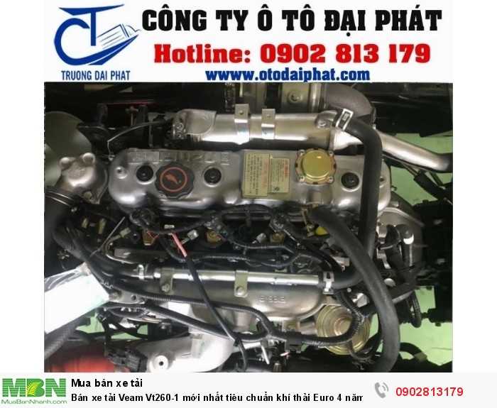 Bán xe tải Veam Vt260-1 mới nhất tiêu chuẩn khí thải Euro 4 năm 2018 giá tốt