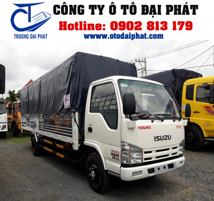 Xe tải Isuzu Vĩnh Phát 1.9 tấn thùng dài 2.6 mét dưới 5 tấn vào thành phố động cơ Euro 4