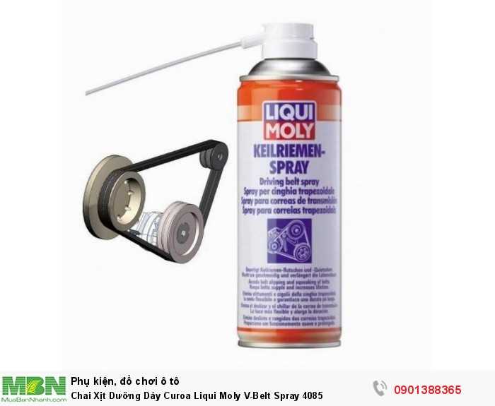 Chai Xịt Dưỡng Dây Curoa Liqui Moly V-Belt Spray 4085 400ml