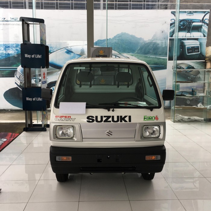 Bán Suzuki truck 5 tạ hỗ trợ trả góp 75%, khuyến mại thuế trước bạ 100%. giao xe trong ngày