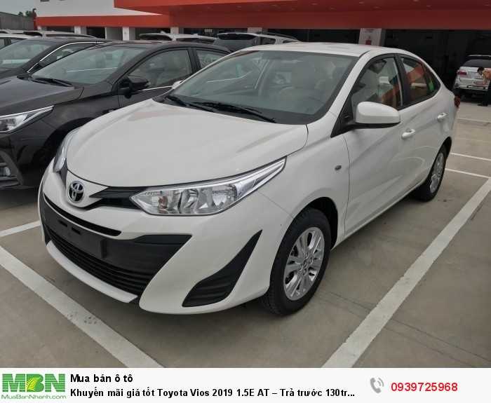 Bảng Giá Vios 1.5E AT Số Tự Động 5 Chỗ, Khuyến Mãi, Xe Có Sẳn, Đủ Màu, Giao Ngay