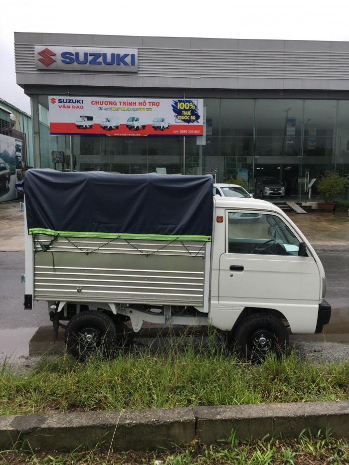Bán suzuki truck 5 tạ hỗ trợ 75% giá trị xe, khuyến mại thuế trước bạ