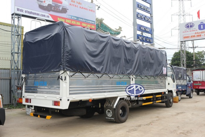 Xe tải 1T9 thùng siêu dài 6m2, xe tải isuzu chở hàng nhẹ
