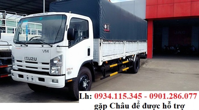 Cần bán xe tải Isuzu VM 8200kg - isuzu Vĩnh Phát 8T2 + Thùng Mui Bạt - Trả góp 80% + ISUZU Kiên Giang