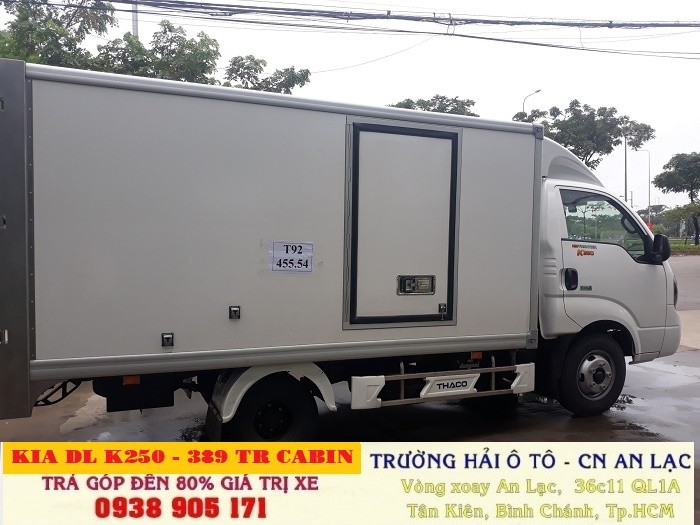 Bán Xe Tải Kia Đông Lạnh Thaco K250, Đông Lạnh K250 Đời 2018 Tải Trọng 2 Tấn Có Xe Giao Liền