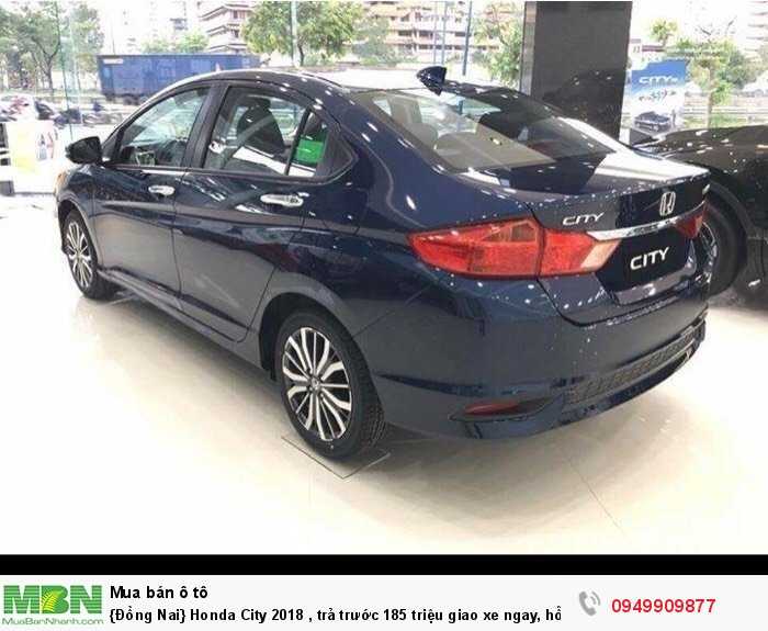 {Đồng Nai} Honda City 2018 , trả trước 185 triệu giao xe ngay, hỗ trợ mua xe trả góp 80% giá trị xe