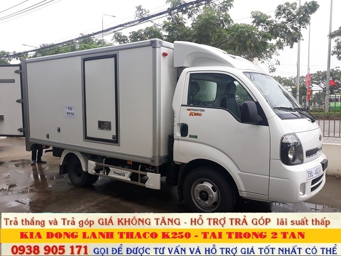 Bán Xe Kia Thaco Đông Lạnh K250, K250 Bongo, Kia K250 Đông Lạnh 2 Tấn