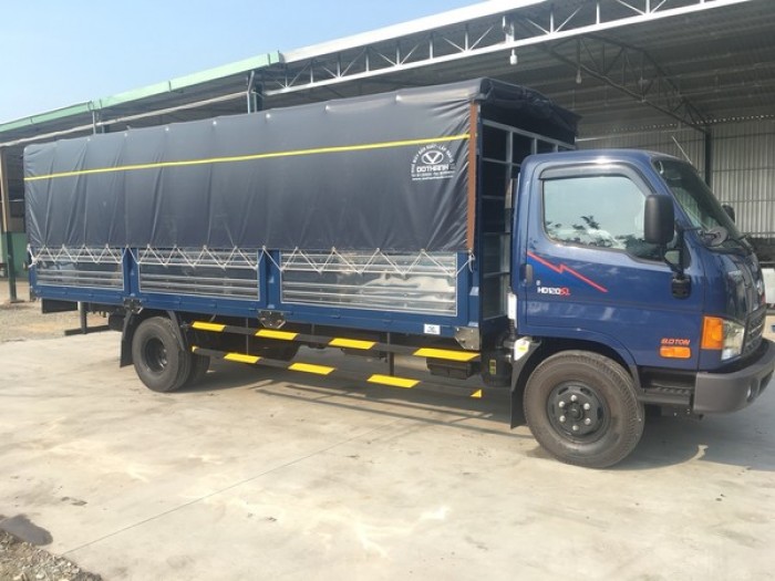 Xe Tải Hyundai HD120SL, Tải Trọng 8 Tấn, Thùng Dài 6m3, Trả Trước 120Tr Lấy Xe Ngay, Tặng Ngay Định Vị, Phù Hiệu
