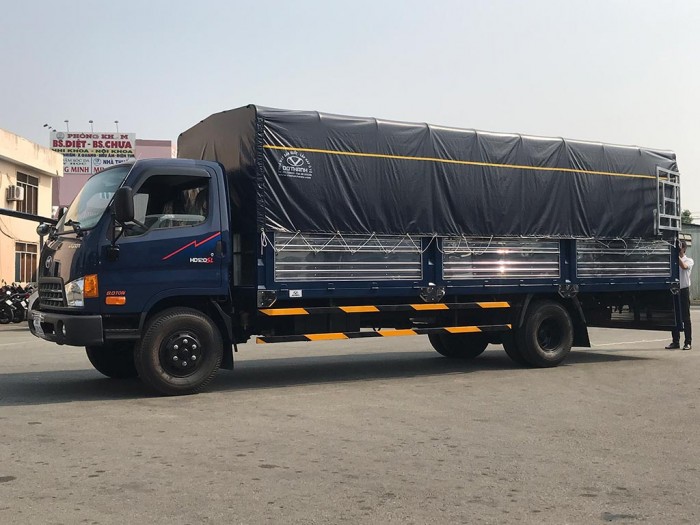 Xe Tải Hyundai HD120SL, Tải Trọng 8 Tấn, Thùng Dài 6m3, Trả Trước 120Tr Lấy Xe Ngay, Tặng Ngay Định Vị, Phù Hiệu