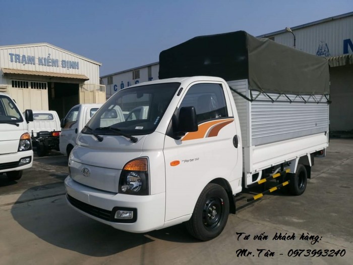 Xe Tải Hyundai Porter H150 Tải Trọng 1,5 Tấn, Thùng Dài 3m2, Trả Trước 90Tr Lấy Xe Ngay, Tặng Định Vị