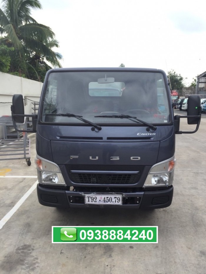 Bán xe tải Mitsubishi Fuso Canter 6.5 mới nhất 2018 Euro 4 tải 3,5 tấn tại Thaco Tiền Giang, Long An, Bến Tre