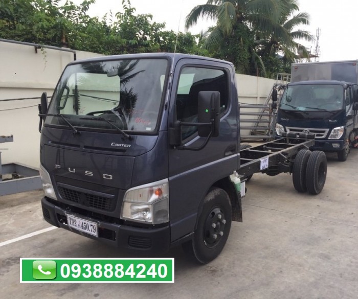 Bán xe tải Mitsubishi Fuso Canter 6.5 mới nhất 2018 Euro 4 tải 3,5 tấn tại Thaco Tiền Giang, Long An, Bến Tre