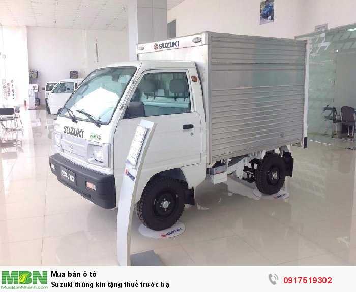 Suzuki thùng kín tặng thuế trước bạ