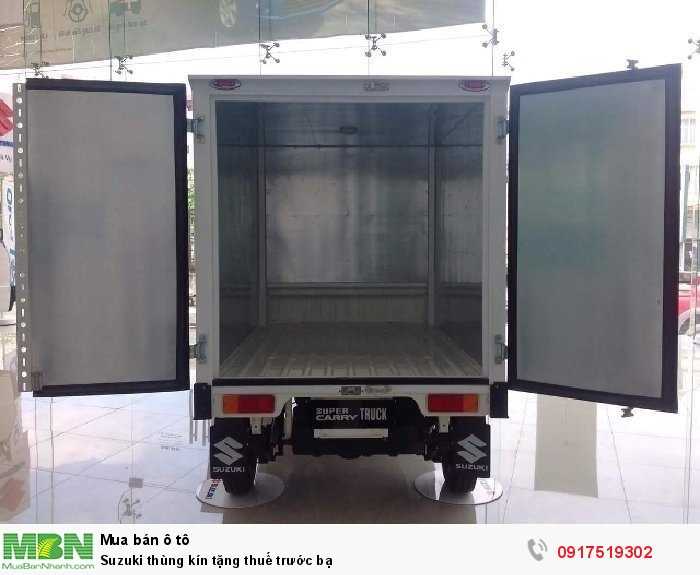 Suzuki thùng kín tặng thuế trước bạ