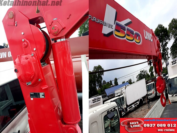 Xe Hino 15 Tấn Gắn Cẩu