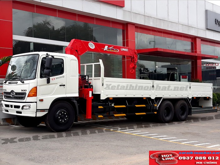 Xe Hino 15 Tấn Gắn Cẩu