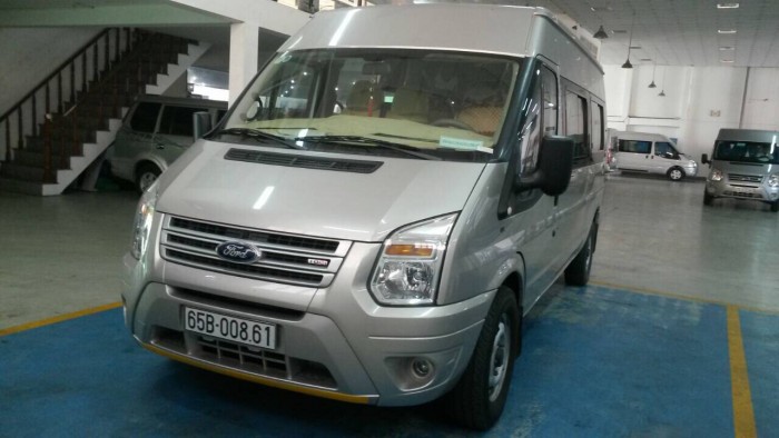 Bán Ford Transit sx 2015 ghi vàng bs tỉnh