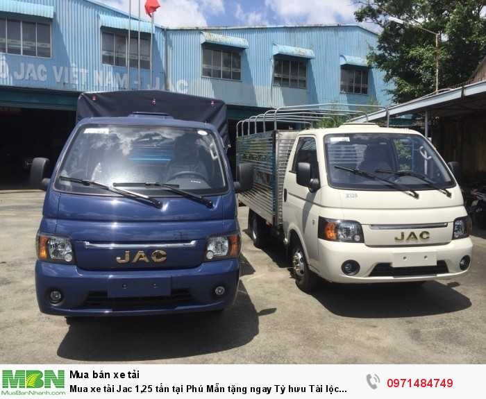 Mua xe tải Jac 1,25 tấn tại Phú Mẫn tặng ngay Tỳ hưu Tài lộc trong tháng!
