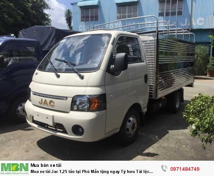 Mua xe tải Jac 1,25 tấn tại Phú Mẫn tặng ngay Tỳ hưu Tài lộc trong tháng!
