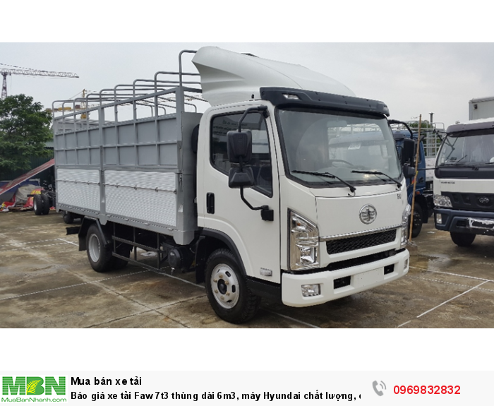 Báo giá xe tải Faw 7t3 thùng dài 6m3, máy Hyundai chất lượng, có sẵn giao ngay 1