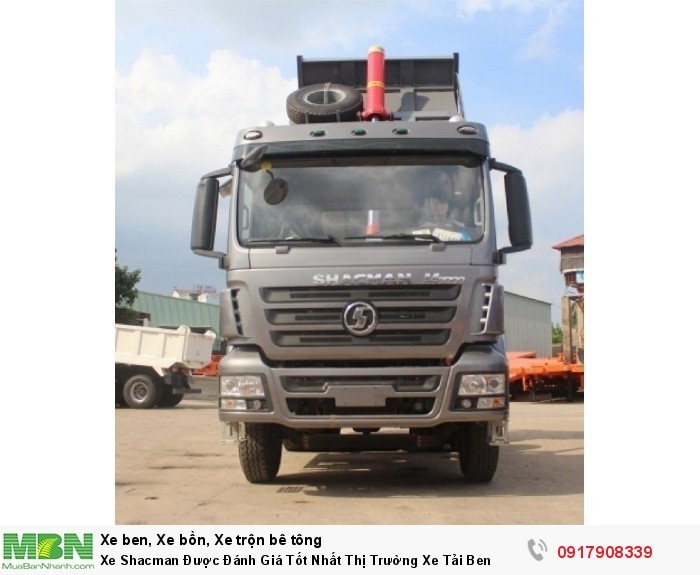 SHACMAN ben 4 chân ga cơ 2017- Động cơ WEICHAI động cơ bền nhất của dòng xe ben !!!