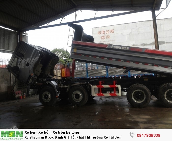 Xe ô tô tải tự đổ Shacman Rita Võ Auto - Ga cơ 2017 !!!