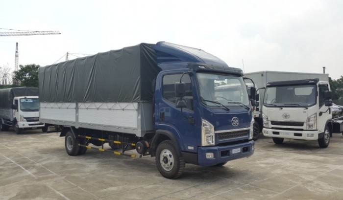 Giá xe tải Faw 7.3 tấn thùng 6m3, vay trả góp lãi suất thấp, giao ngay