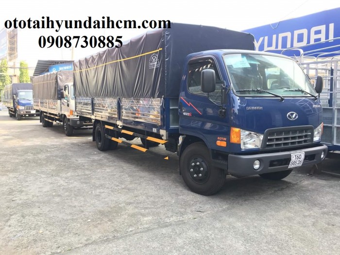 Xe hd120sl thùng dài 6m3 tải trọng 8 tấn