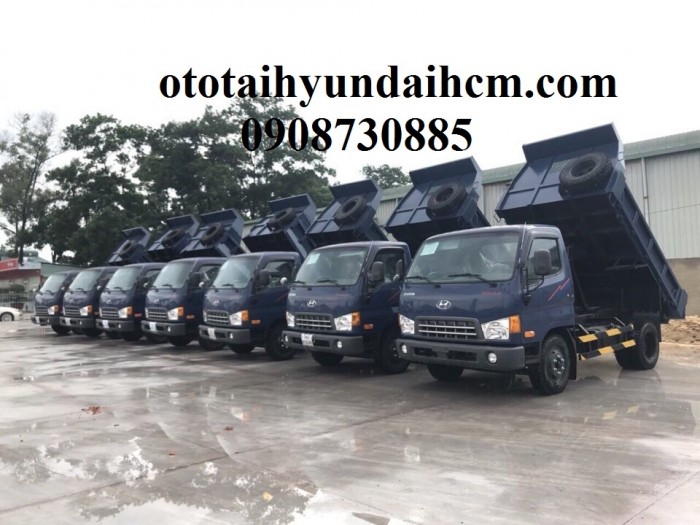 Xe ben hd65 2 khối, hyundai nhập khẩu 3 cục