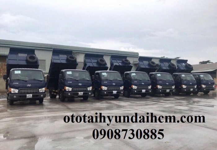 Xe ben hd65 2 khối, hyundai nhập khẩu 3 cục