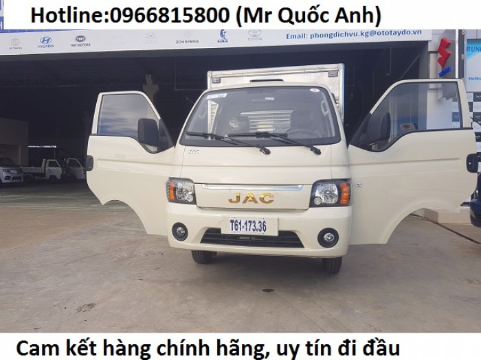 Xe tải JAC thùng kín đời mới giá cạnh tranh