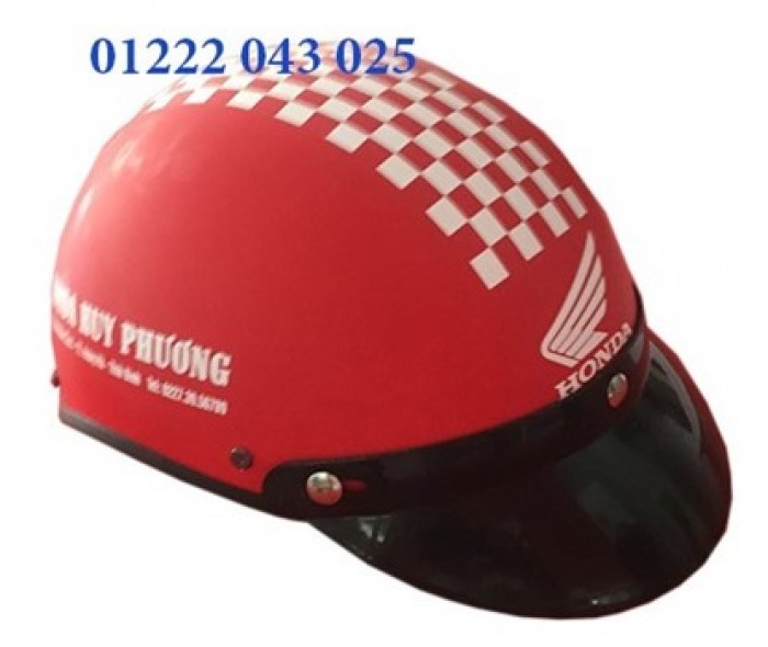 Xưởng làm nón bảo hiểm in logo giá rẽ - nón vnpt 12