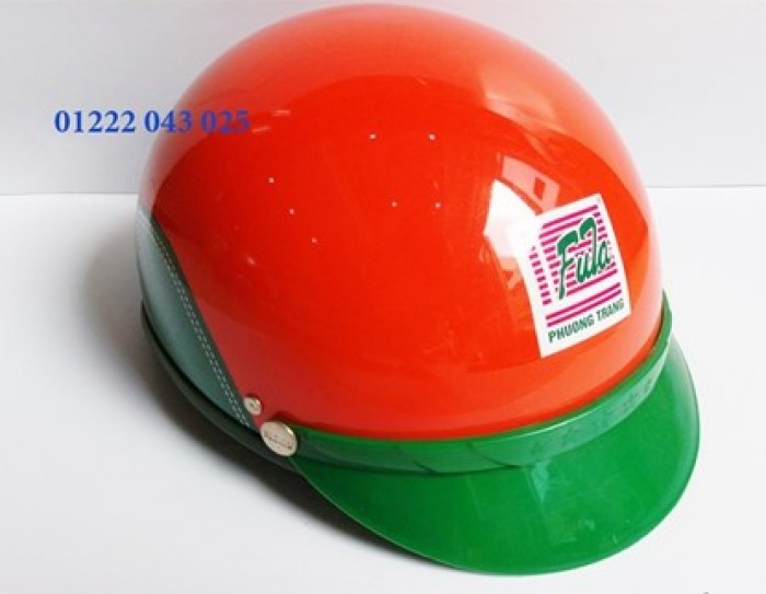 Xưởng làm nón bảo hiểm in logo giá rẽ - nón vnpt 7