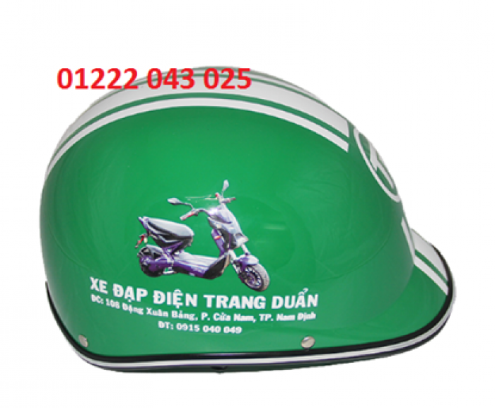 Xưởng làm nón bảo hiểm in logo giá rẽ - nón vnpt 15