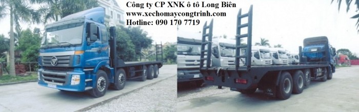 Bán Xe nâng đầu, xe phooc chở máy công trình 4 chân 15-17 tấn 2017-2018