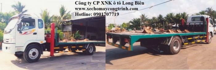 Bán Xe nâng đầu, xe phooc chở máy công trình 2 chân tải trọng 5 - 10 tấn 2017-2018