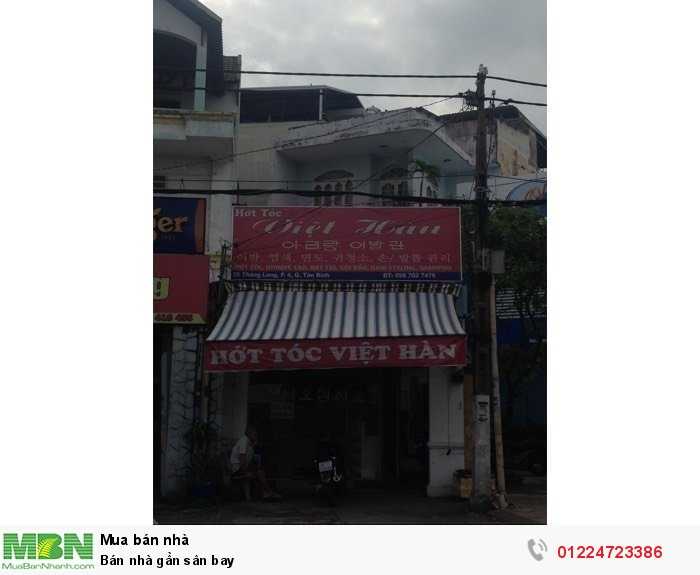 Bán nhà gần sân bay