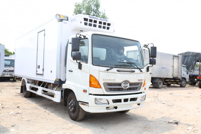 Giá Xe Tải Hino 6 Tấn Euro 4 Thùng Đông Lạnh Chở Hải Sản, Rau Củ