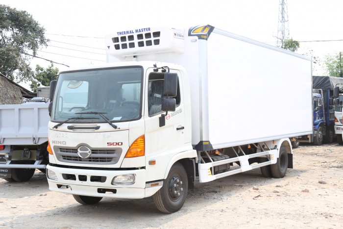 Giá Xe Tải Hino 6 Tấn Euro 4 Thùng Đông Lạnh Chở Hải Sản, Rau Củ