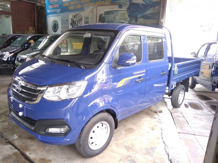 Xe tải thùng 5 chỗ cabin đôi 650kg, xe tải đời 2018 euro4