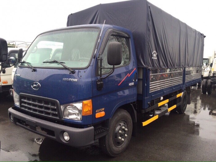 Gía xe Hyundai 6,5T - thùng mui bạt.