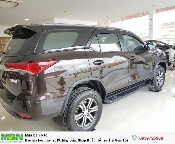 Báo giá Fortuner 2019, Máy Dầu, Nhập Khẩu Hỗ Trợ Trả Góp Tới 85% Giá Trị Xe