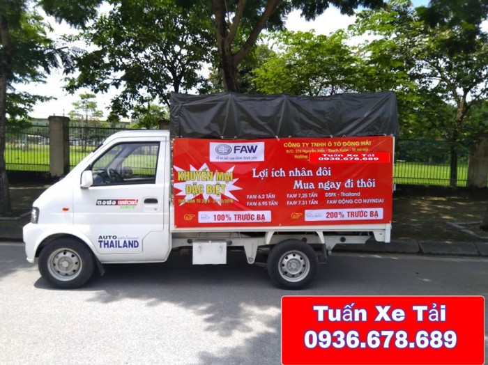 Xe tải DFSK 900kg,giá rẻ,khuyến mại lớn,hỗ trợ trả góp